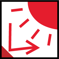 遮熱性能が高く、工場内の室温上昇を抑制