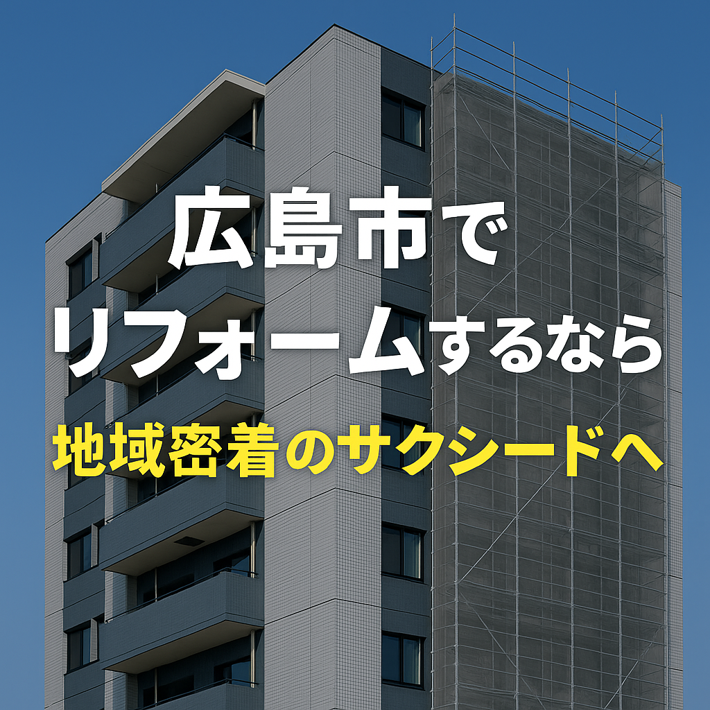 広島市でのリフォーム・大規模改修、こんなお悩みありませんか？